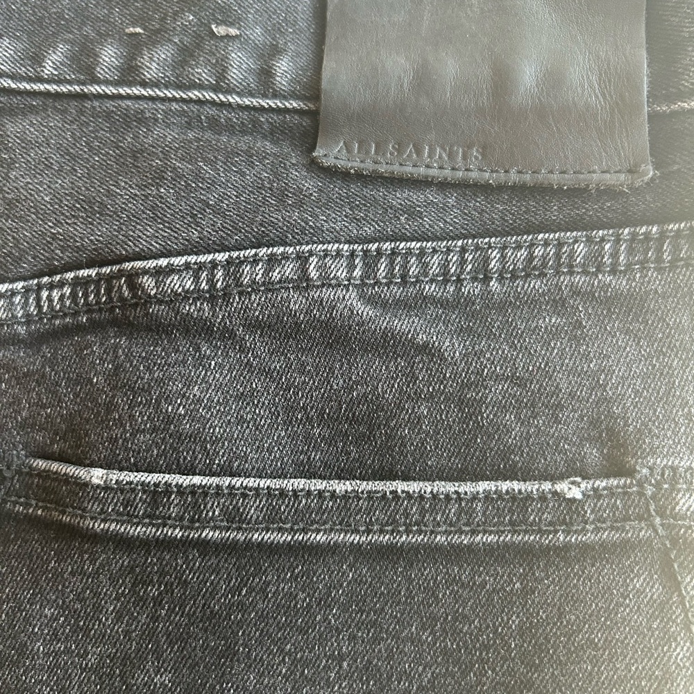 All Saints Men's Charcoal Jeans